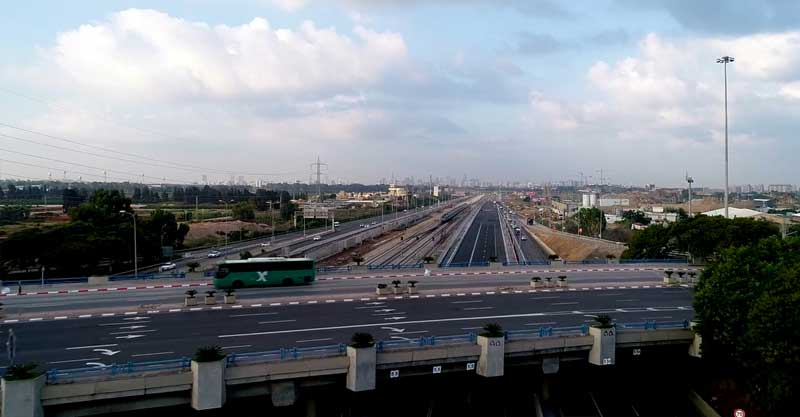 טקס חיבור כביש 531 וכביש 20. צילום נתיבי ישראל