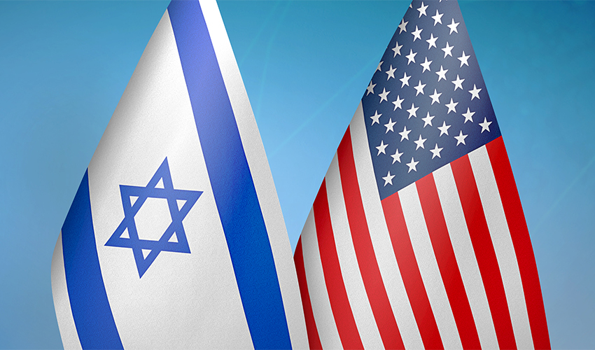 דגלי ישראל וארצות הברית, צילום AleksTaurus-depositphotos.com